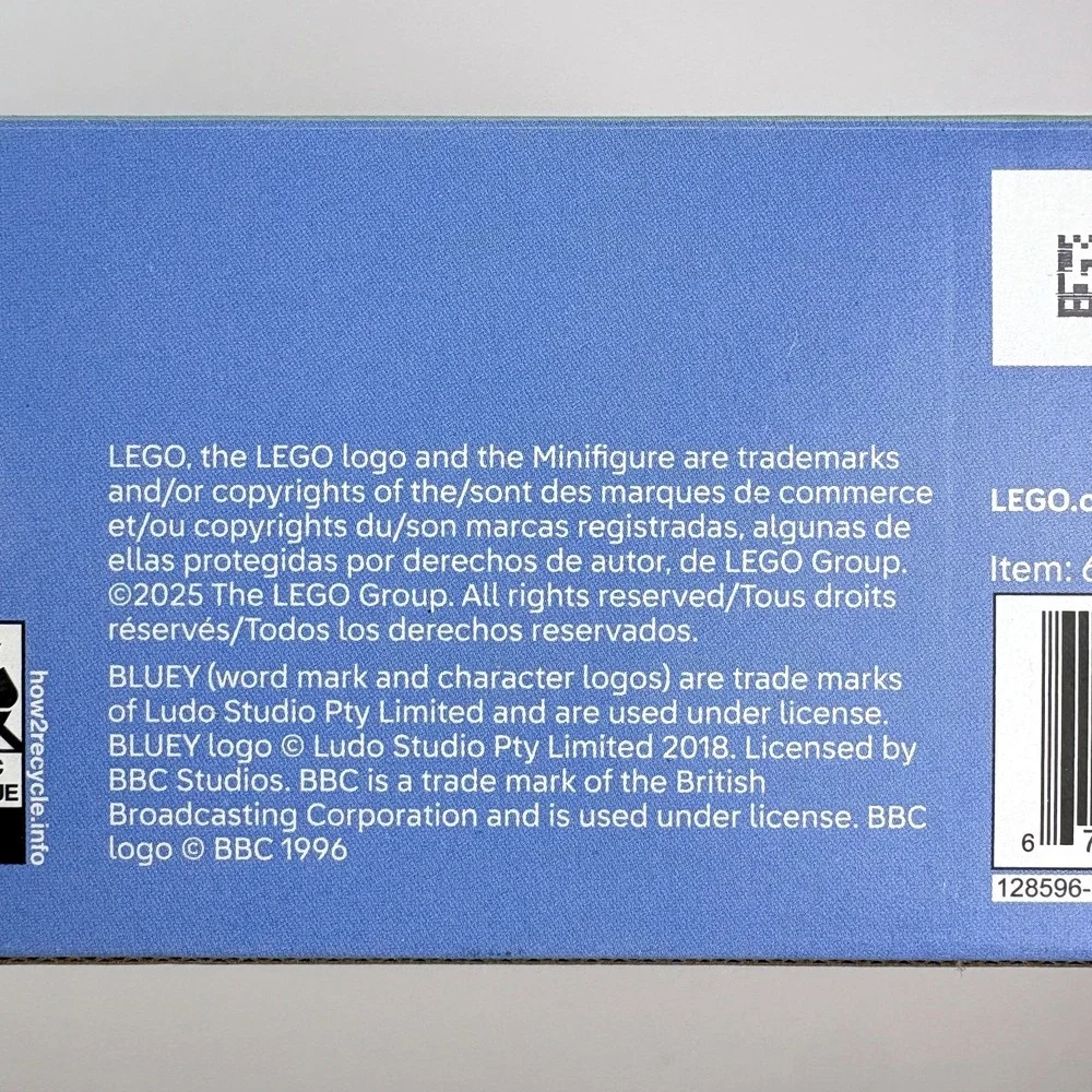 Lego nib blueys